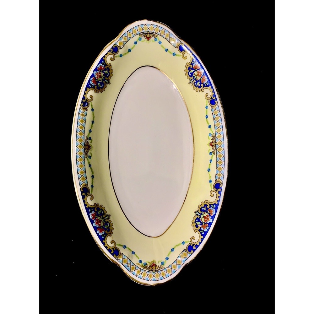 Vintage Thomas Bavaria Oval Serving Bowl Dish Floral Gold Trim Beautiful ~ Video